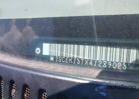 2004 Chevrolet Silverado 1500 Z71 from USA, damaged, VIN 2GCEK13TX41289023